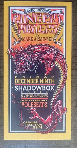 Mark arminski concert handbill - arminski,